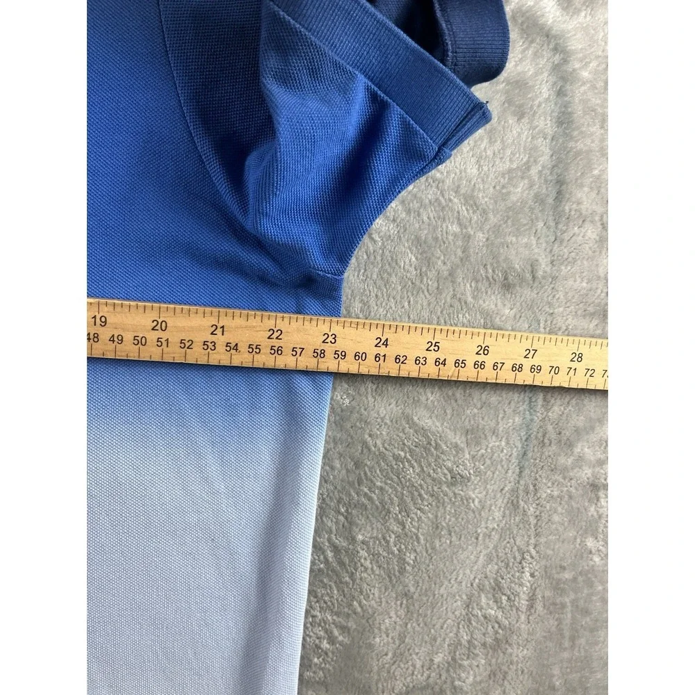Polo Ralph Lauren Polo Shirt Men Large Ombre Gradient Knit Short Sleeve Classic